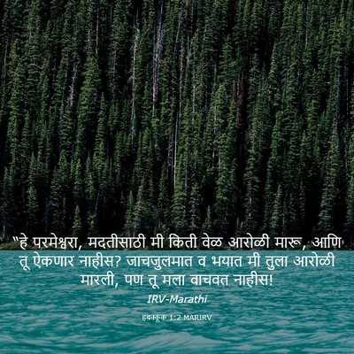 Picture 03 - हबक्कूक 1:2 MARIRV - “हे परमेश्वरा, - Bible Verse Picture
