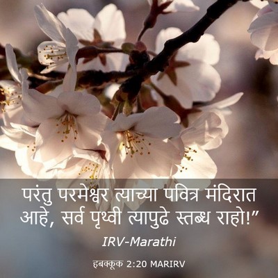 Picture 03 - हबक्कूक 2:20 MARIRV - परंतु परमेश्वर - Bible Verse Picture