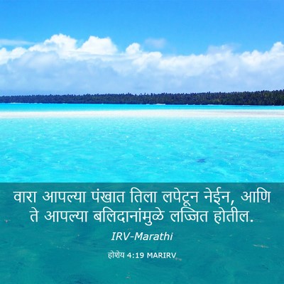 Picture 03 - होशेय 4:19 MARIRV - वारा आपल्या पंखात - Bible Verse Picture