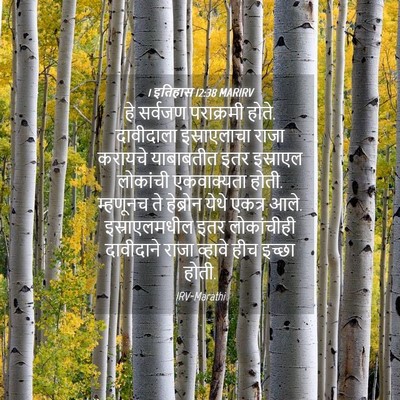 Picture 04 - 1 इतिहास 12:38 MARIRV - हे सर्वजण - Bible Verse Picture