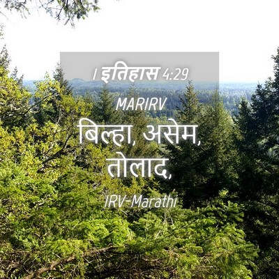 Picture 04 - 1 इतिहास 4:29 MARIRV - बिल्हा, असेम, - Bible Verse Picture