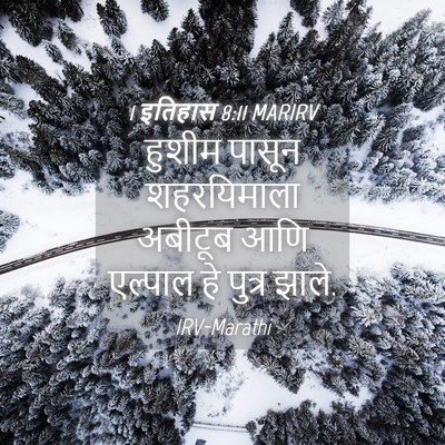Picture 04 - 1 इतिहास 8:11 MARIRV - हुशीम पासून - Bible Verse Picture