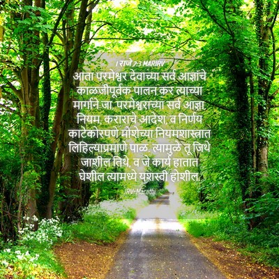 Picture 04 - 1 राजे 2:3 MARIRV - आता परमेश्वर - Bible Verse Picture