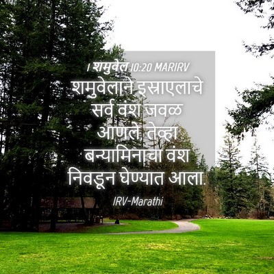 Picture 04 - 1 शमुवेल 10:20 MARIRV - शमुवेलाने - Bible Verse Picture