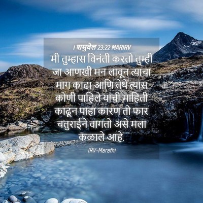 Picture 04 - 1 शमुवेल 23:22 MARIRV - मी तुम्हास विनंती - Bible Verse Picture
