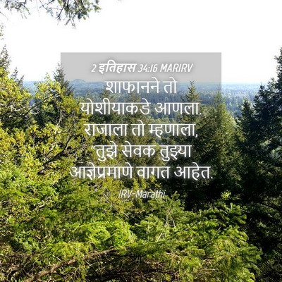 Picture 04 - 2 इतिहास 34:16 MARIRV - शाफानने तो - Bible Verse Picture