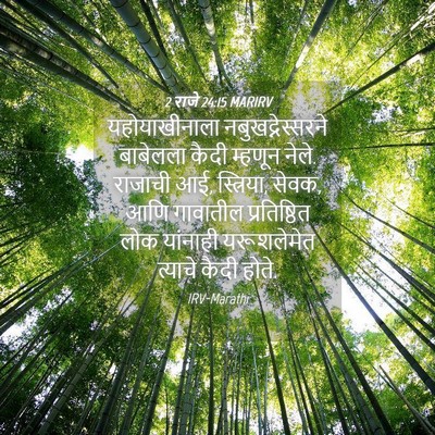 Picture 04 - 2 राजे 24:15 MARIRV - यहोयाखीनाला - Bible Verse Picture