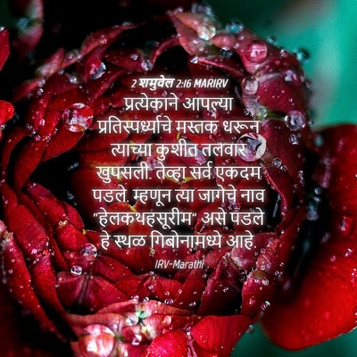 Picture 04 - 2 शमुवेल 2:16 MARIRV - प्रत्येकाने - Bible Verse Picture