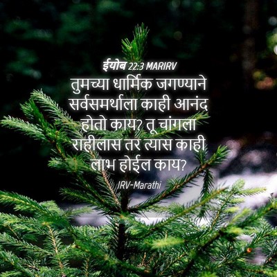 Picture 04 - ईयोब 22:3 MARIRV - तुमच्या धार्मिक - Bible Verse Picture
