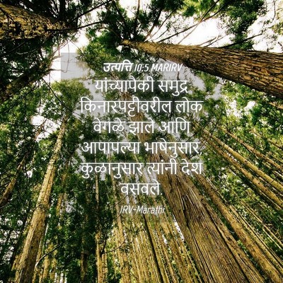 Picture 04 - उत्पत्ति 10:5 MARIRV - यांच्यापैकी - Bible Verse Picture