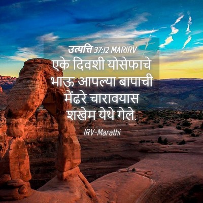 Picture 04 - उत्पत्ति 37:12 MARIRV - एके दिवशी - Bible Verse Picture