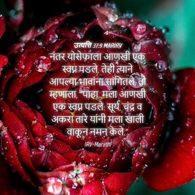 Picture 04 - उत्पत्ति 37:9 MARIRV - नंतर योसेफाला - Bible Verse Picture