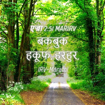 Picture 04 - एज्रा 2:51 MARIRV - बकबुक हकूफ, - Bible Verse Picture