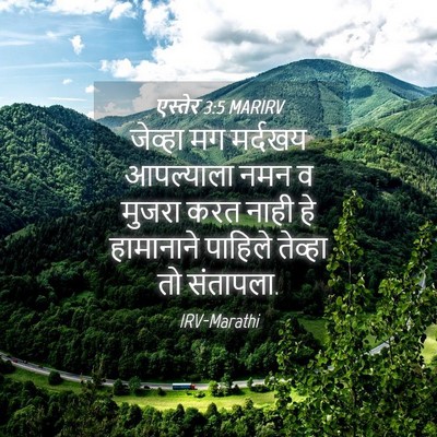 Picture 04 - एस्तेर 3:5 MARIRV - जेव्हा मग मर्दखय - Bible Verse Picture
