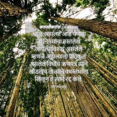 Picture 04 - कलस्सैकरांस 2:14 MARIRV - आणि आपल्या आड - Bible Verse Picture