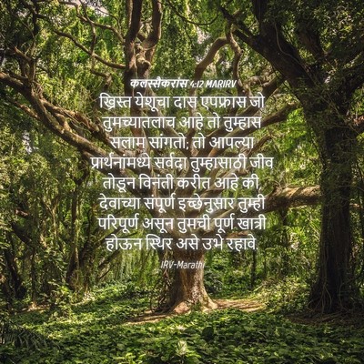Picture 04 - कलस्सैकरांस 4:12 MARIRV - ख्रिस्त येशूचा - Bible Verse Picture