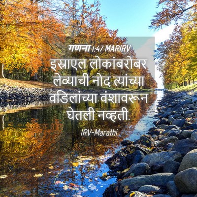 Picture 04 - गणना 1:47 MARIRV - इस्राएल - Bible Verse Picture