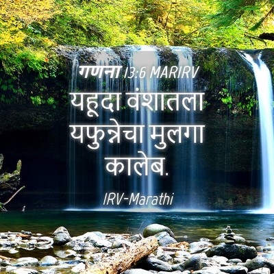 Picture 04 - गणना 13:6 MARIRV - यहूदा वंशातला - Bible Verse Picture