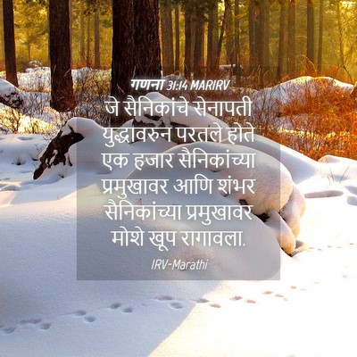 Picture 04 - गणना 31:14 MARIRV - जे सैनिकांचे - Bible Verse Picture