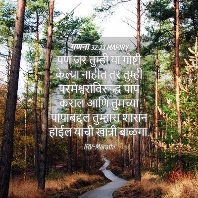 Picture 04 - गणना 32:23 MARIRV - पण जर तुम्ही या - Bible Verse Picture
