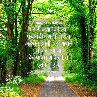Picture 04 - गणना 4:45 MARIRV - मरारी वंशापैकी - Bible Verse Picture