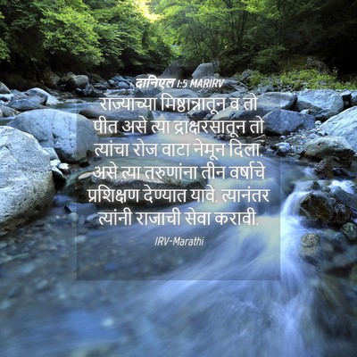 Picture 04 - दानिएल 1:5 MARIRV - राज्याच्या - Bible Verse Picture