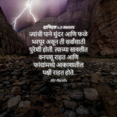 Picture 04 - दानिएल 4:21 MARIRV - ज्यांची पाने - Bible Verse Picture