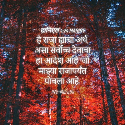 Picture 04 - दानिएल 4:24 MARIRV - हे राजा ह्याचा - Bible Verse Picture