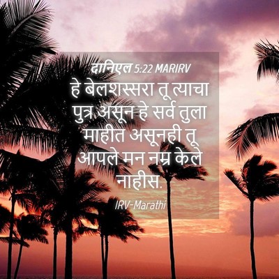 Picture 04 - दानिएल 5:22 MARIRV - हे बेलशस्सरा तू - Bible Verse Picture