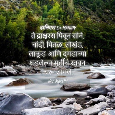Picture 04 - दानिएल 5:4 MARIRV - ते द्राक्षरस - Bible Verse Picture