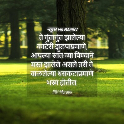 Picture 04 - नहूम 1:10 MARIRV - ते गुंतागुंत - Bible Verse Picture