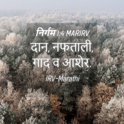 Picture 04 - निर्गम 1:4 MARIRV - दान, नफताली, गाद व - Bible Verse Picture