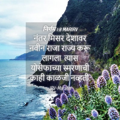 Picture 04 - निर्गम 1:8 MARIRV - नंतर मिसर देशावर - Bible Verse Picture
