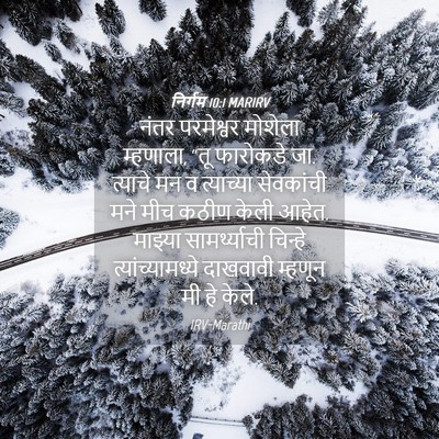 Picture 04 - निर्गम 10:1 MARIRV - नंतर परमेश्वर - Bible Verse Picture
