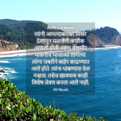 Picture 04 - निर्गम 12:39 MARIRV - त्यांनी - Bible Verse Picture