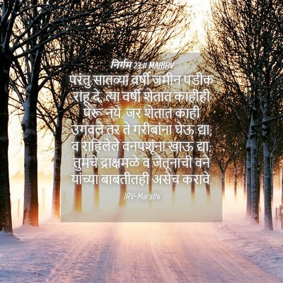Picture 04 - निर्गम 23:11 MARIRV - परंतु सातव्या - Bible Verse Picture