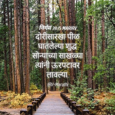 Picture 04 - निर्गम 39:15 MARIRV - दोरीसारखा पीळ - Bible Verse Picture