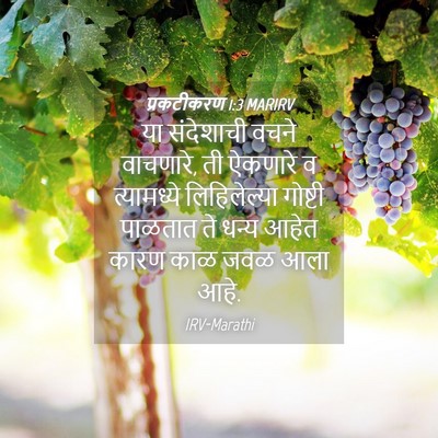 Picture 04 - प्रकटीकरण 1:3 MARIRV - या संदेशाची वचने - Bible Verse Picture