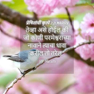 Picture 04 - प्रेषितांचीं कृत्यें 2:21 MARIRV - तेव्हा असे होईल की - Bible Verse Picture