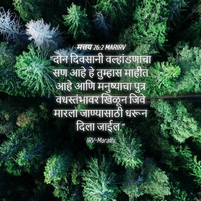 Picture 04 - मत्तय 26:2 MARIRV - “दोन दिवसानी - Bible Verse Picture