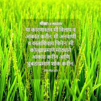 Picture 04 - मीखा 1:8 MARIRV - या कारणास्तव मी - Bible Verse Picture