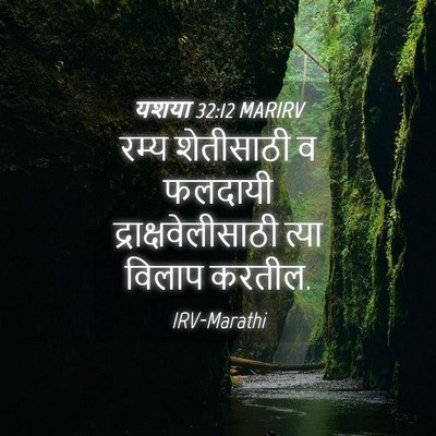 Picture 04 - यशया 32:12 MARIRV - रम्य शेतीसाठी व - Bible Verse Picture