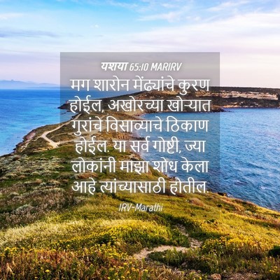 Picture 04 - यशया 65:10 MARIRV - मग शारोन - Bible Verse Picture