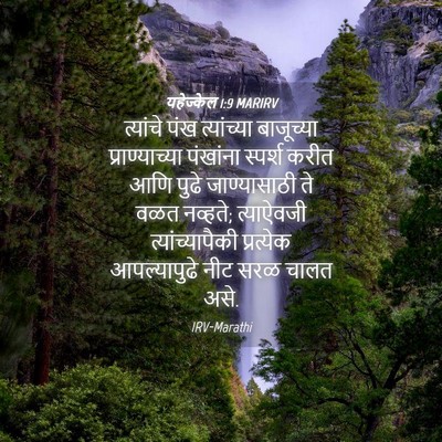 Picture 04 - यहेज्केल 1:9 MARIRV - त्यांचे पंख - Bible Verse Picture