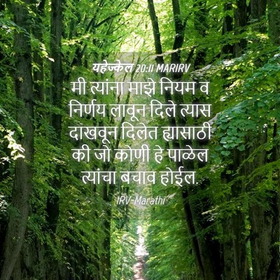 Picture 04 - यहेज्केल 20:11 MARIRV - मी त्यांना माझे - Bible Verse Picture