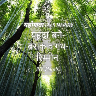 Picture 04 - यहोशवा 19:45 MARIRV - यहूदा, बने-बराक व - Bible Verse Picture