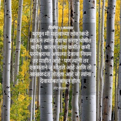 Picture 04 - यिर्मया 5:5 MARIRV - म्हणून मी - Bible Verse Picture