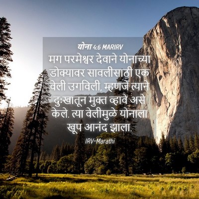 Picture 04 - योना 4:6 MARIRV - मग परमेश्वर - Bible Verse Picture