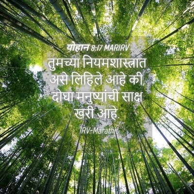Picture 04 - योहान 8:17 MARIRV - तुमच्या - Bible Verse Picture