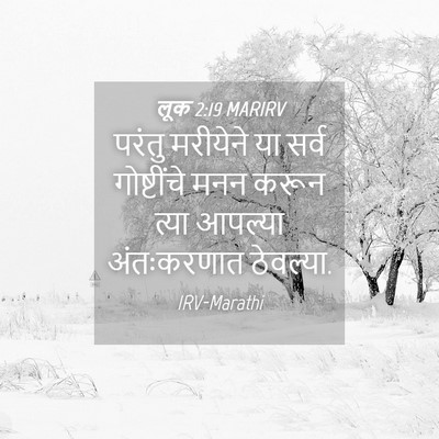 Picture 04 - लूक 2:19 MARIRV - परंतु मरीयेने या - Bible Verse Picture